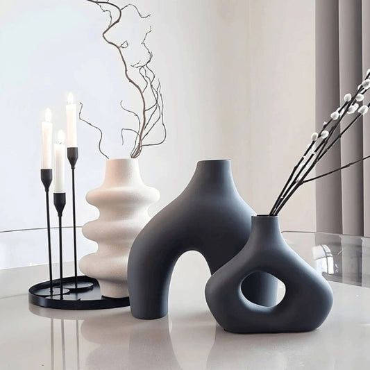 Pack 3 vases : Ovale + Gazelle + Spirale