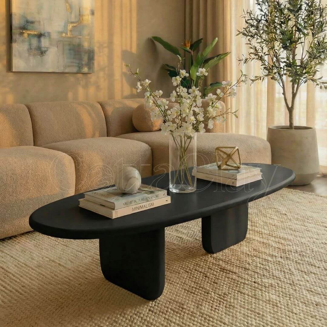 Table Basse Curve Essence